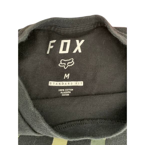 Fox Racing T-Shirt – Men’s Medium – Black & Camo – Moto Cross Streetwear Tee - Picture 3 of 3